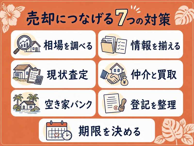 売れない空き家を売却につなげる7つの対策